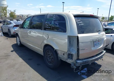 2014 Dodge Grand Caravan Se from USA, damaged, VIN 2C4RDGBG0ER106640